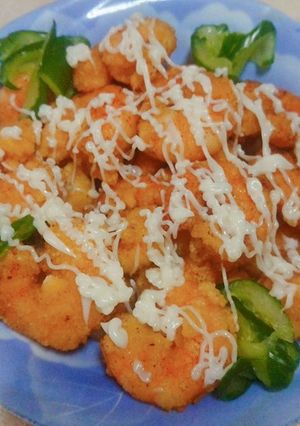 日式炸蝦 的食譜成品照片
