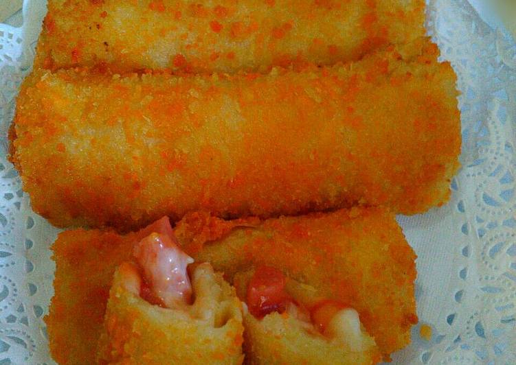 Cara Memasak Risoles sosis mayo Irit Untuk Jualan