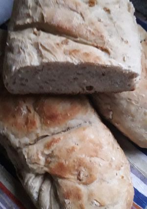 Una foto de Pan con chicharrones