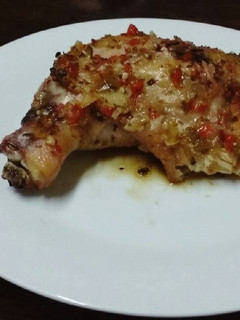 Una foto de Pollo al limón