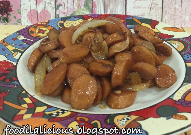 Resep Sosis Saus Teriyaki Anti Gagal