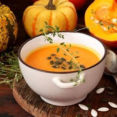 A picture of Pumpkin Soup.