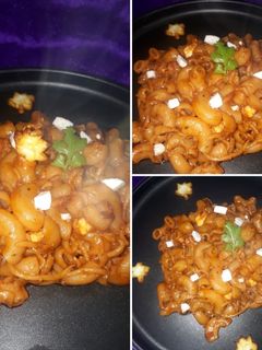 रेड सॉस मैकरॉनी (Red sauce macaroni recipe in Hindi) रेसिपी मुख्य फोटो