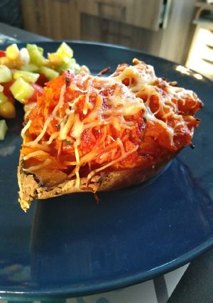 Une photo de Patate douce facon macaire