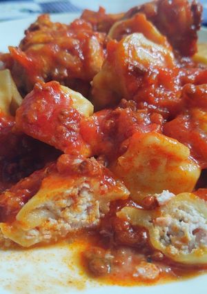 Una foto de Tortelloni de ricota y mortadela!❤️