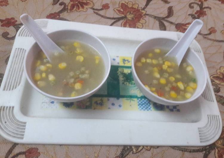 Corn and Vegies.Soup