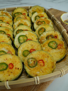 韓式櫛瓜煎餅 的食譜成品照片