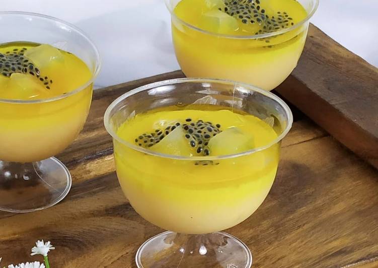Rahasia Membuat Mango Milky Pudding, Sempurna