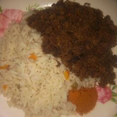 Coconut rice A picture of Coconut rice.