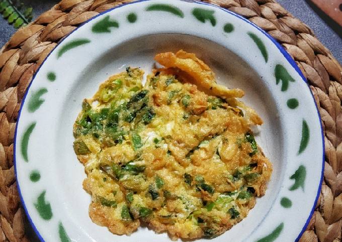 Resep Telur Dadar Daun Bawang Seledri Oleh Farhah Cookpad