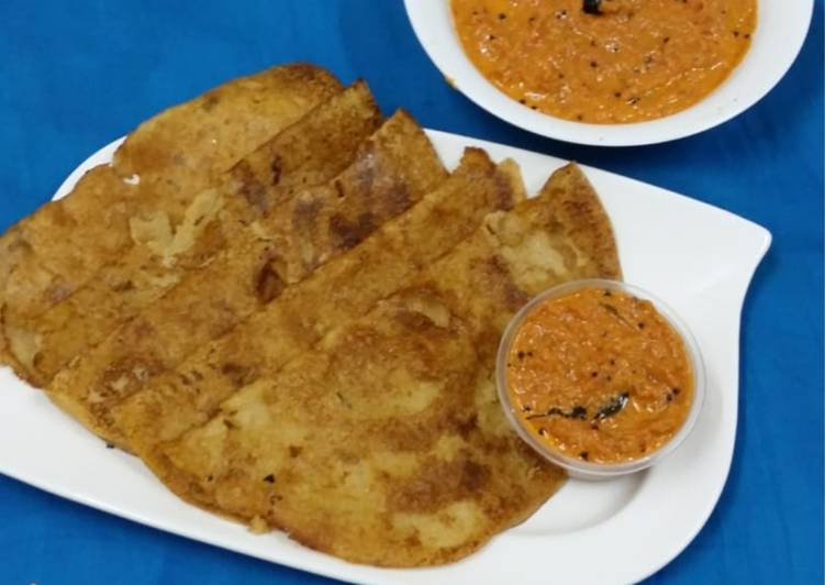 Indian Cucumber Dosas/Dosakaya Dosas