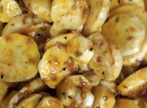 A picture of Turnip and Radish Pickle Shalgam aur Mooli ka Achar.