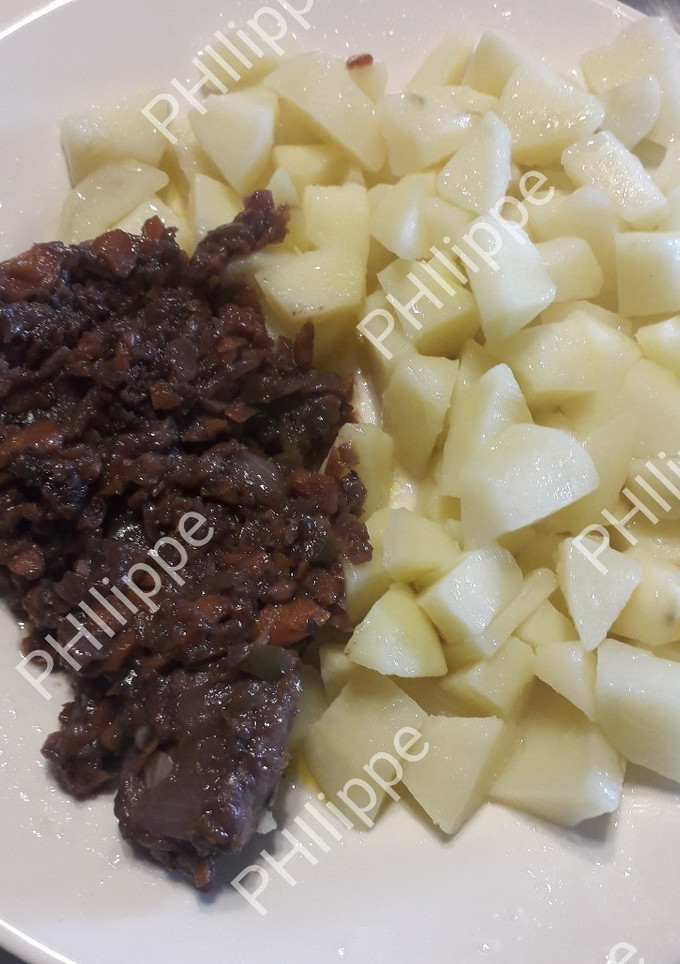 Una foto de Carne al vino tinto