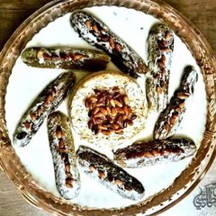 A picture of Kossa_ablama_bi_laban#Zucchini_in_yougurt.
