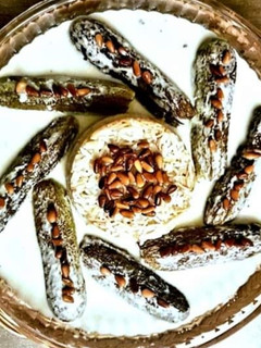 A picture of Kossa_ablama_bi_laban#Zucchini_in_yougurt.