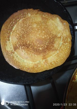 A picture of Spicy Rice,carrot pancakes.