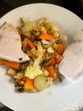 Potée d’espadon mi-cuit