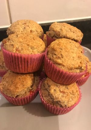 Una foto de Muffins salados de queso y jamón