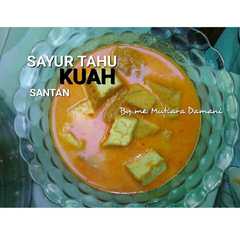 รูปของ Sayur tahu kuah santan berbahan 5000