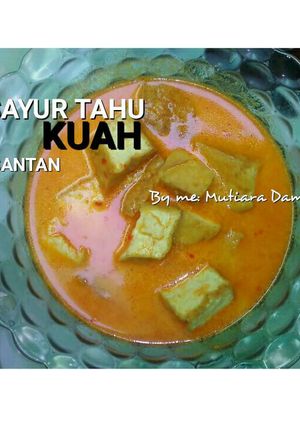 Foto resep Sayur tahu kuah santan berbahan 5000