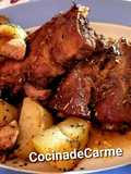 Asado de cerdo con salsa de naranja y Pedro Ximénez