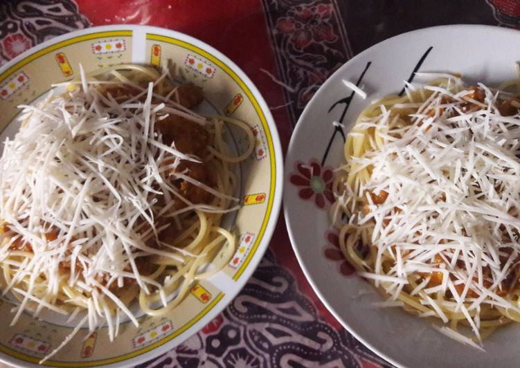 Spaghetti saus bologneise