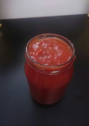 صورة لوصفة كاتشب زي بتاع برا بالظبط