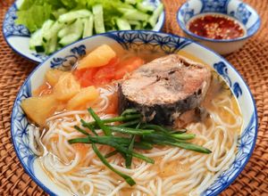 Hình của món Bún cá ngừ.