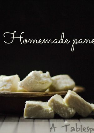 A picture of Homemade Paneer/Indian Cottage Cheese.