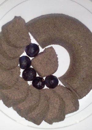 Foto resep Bolu kukus ketan hitam simple