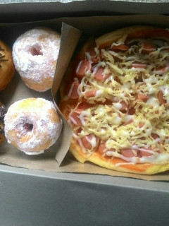 Foto resep Donat & Pizza 1 bahan
