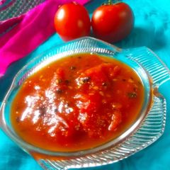 Tamater ki khatti meethi chutney A picture of Tamater ki khatti meethi chutney.
