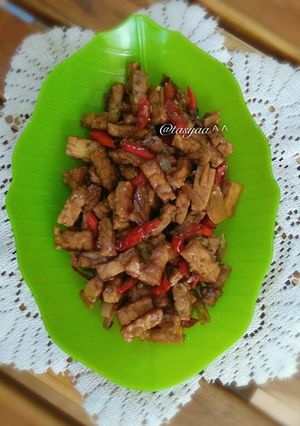 Foto resep Oseng Tempe Bumbu Iris