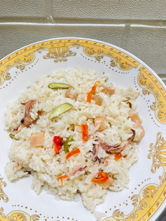 Foto resep Nasi liwet cumi pete magic com