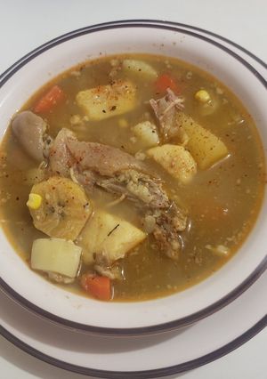 Una foto de Sancocho de rabo de 🐷