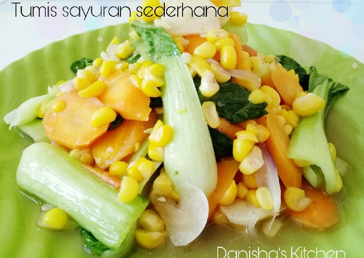 Resep Tumis Sayur Sederhana, Enak Banget