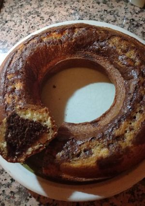 Foto di Ciambella dei sette vasetti bicolore
