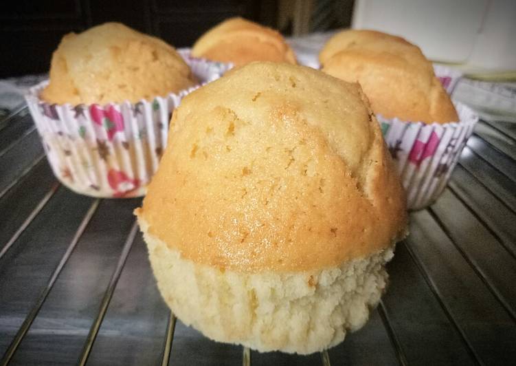 Resep Vanila Muffin (no mixer) Anti Gagal