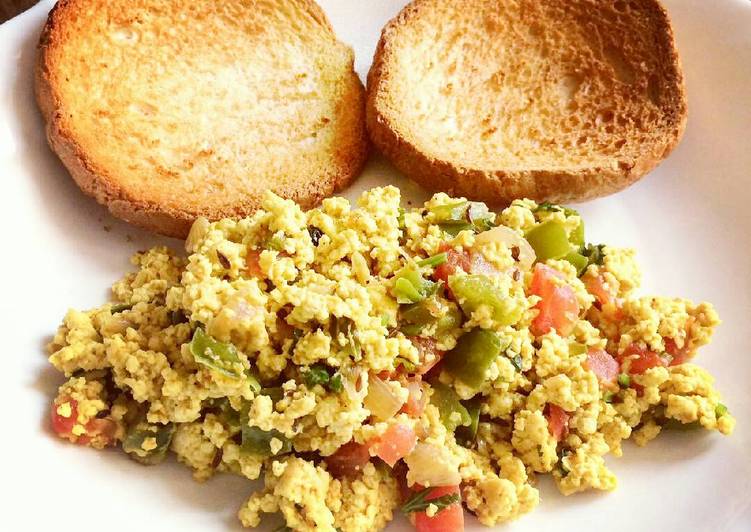 Paneer bhurji with zero oil