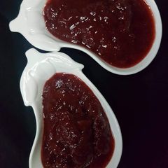 A picture of Strawberry jam.. Yummy.