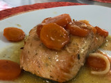 Salmón en salsa de cítricos