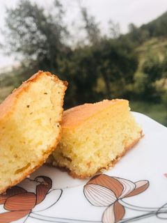 صورة لوصفة الكيكه الاسفنجيه 🥧