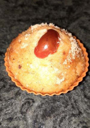 Una foto de Muffins salados de tomate y queso