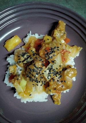 A picture of Sweet and Sour Pork.