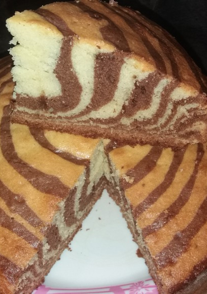 Una foto de Torta cebra