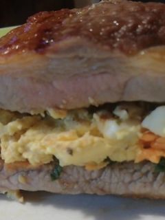 Una foto de Matambre relleno al horno rápido pero con fallas 😢