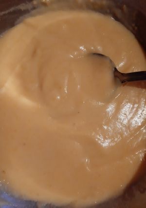 Una foto de Crema pastelera sin maicena