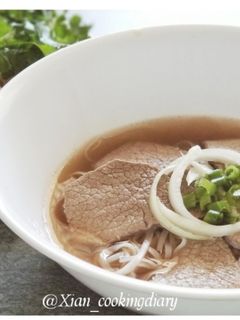 Foto resep Beef Pho Noodle Soup (PHO BO)