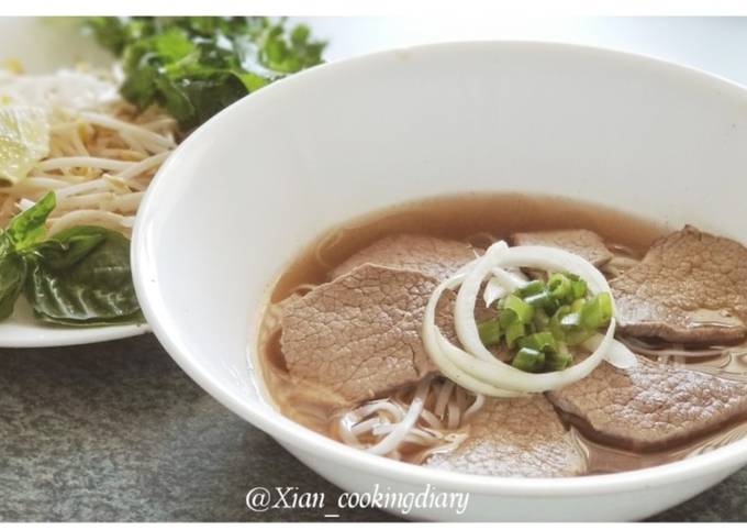 Beef Pho Noodle Soup (PHO BO)