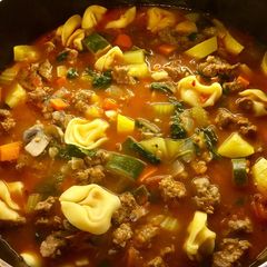 A picture of Sausage Tortellini Soup.